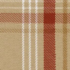 Burgundy & Beige GTI Tartan Seating Fabric